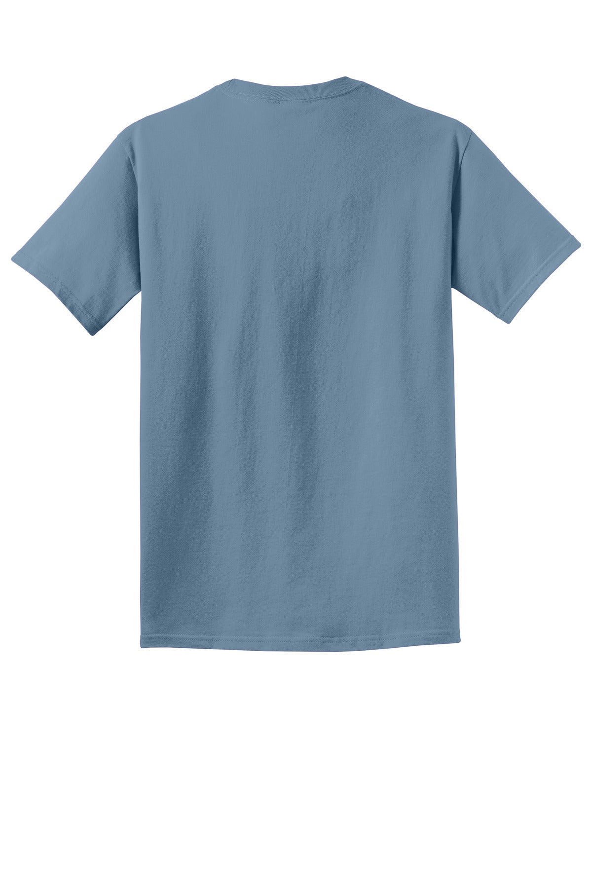 Custom Embroidered Port & Co T-Shirts  in Faded Denim