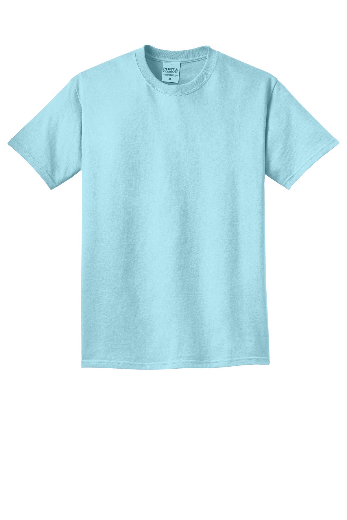 Custom Embroidered Port & Co T-Shirts  in Glacier