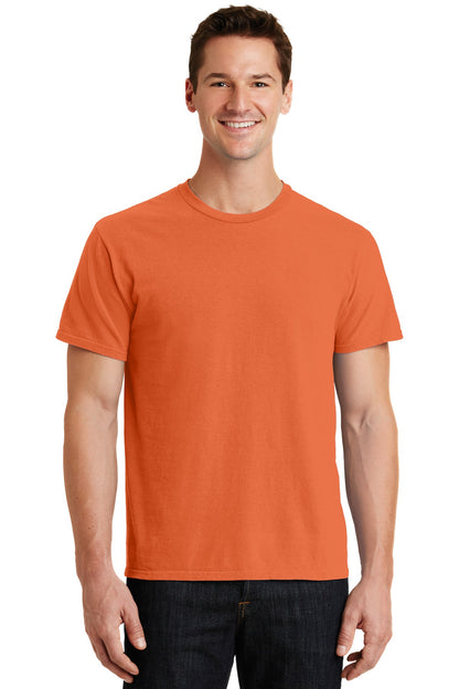 Custom Embroidered Port & Co T-Shirts  in Gold Fish
