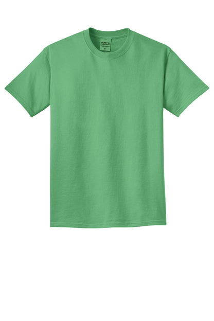 Custom Embroidered Port & Co T-Shirts  in Guacamole