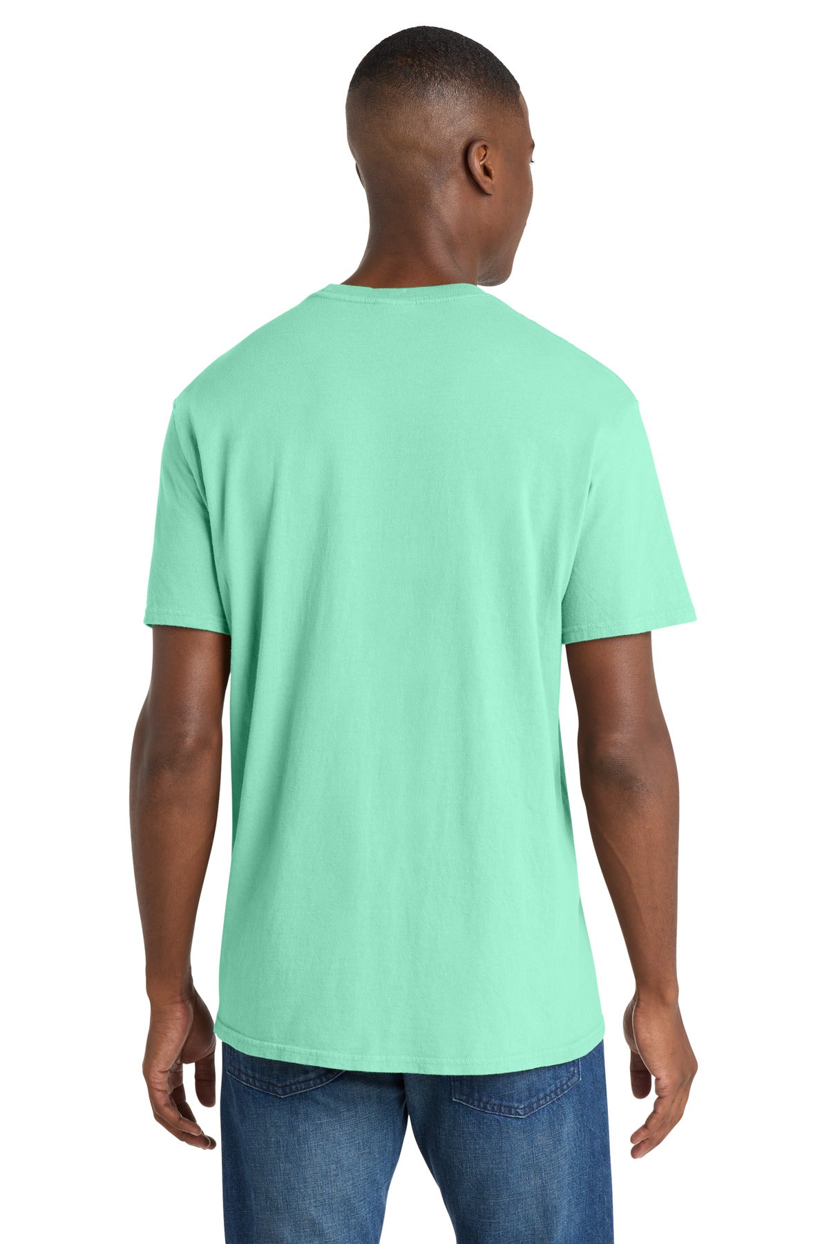 Custom Embroidered Port & Co T-Shirts  in Jadeite