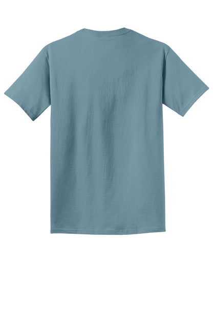 Custom Embroidered Port & Co T-Shirts  in Mist
