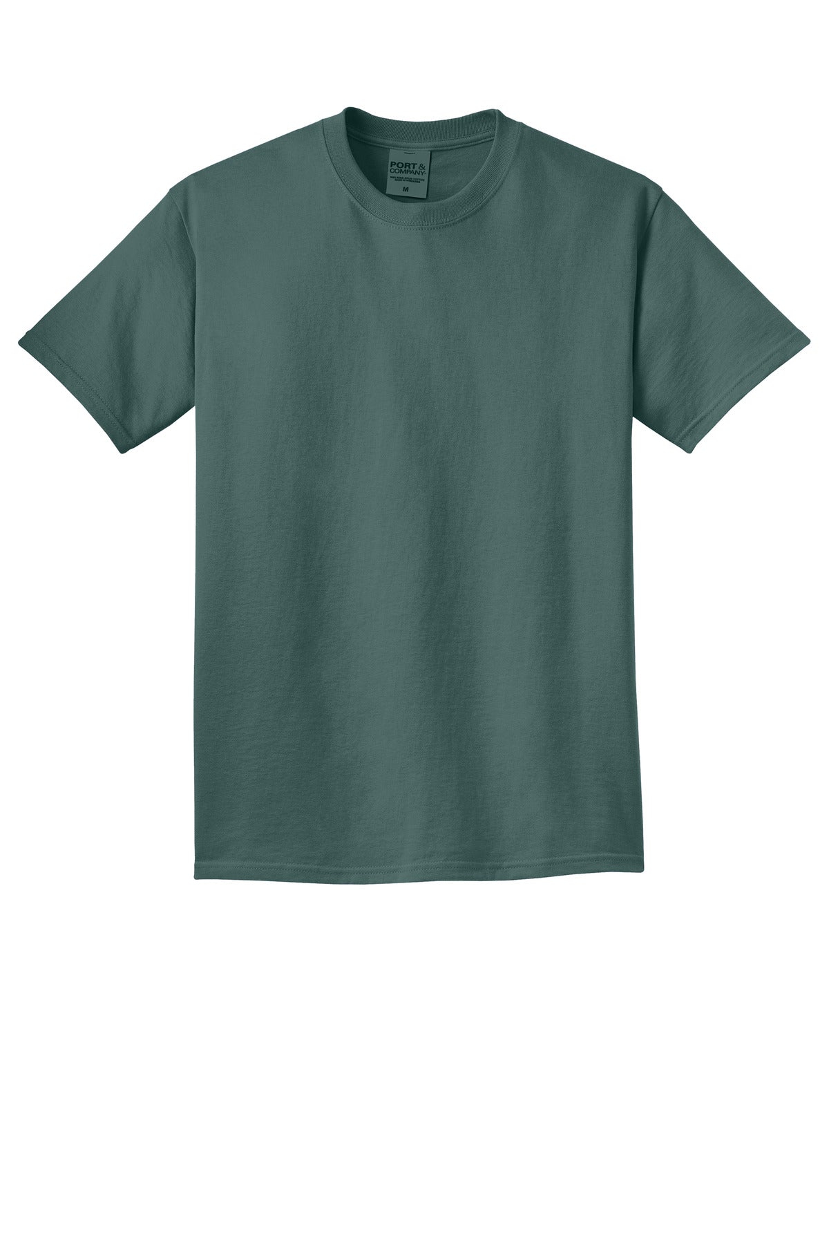 Custom Embroidered Port & Co T-Shirts  in Nordic Green