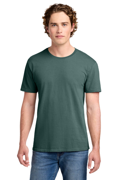 Custom Embroidered Port & Co T-Shirts  in Nordic Green