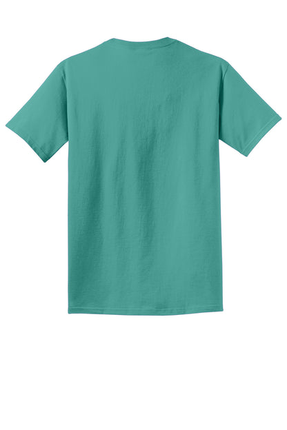 Custom Embroidered Port & Co T-Shirts  in Peacock