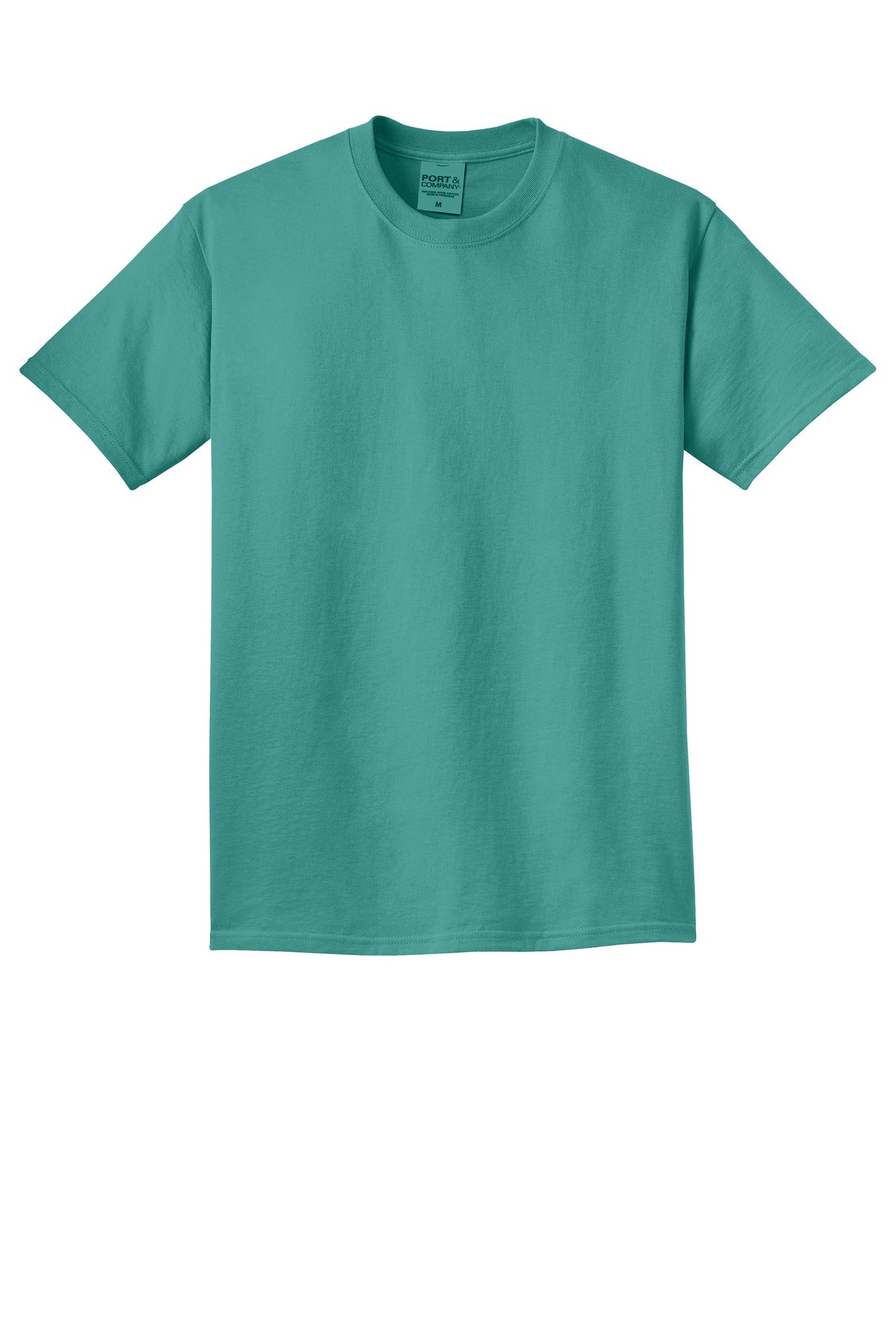 Custom Embroidered Port & Co T-Shirts  in Peacock