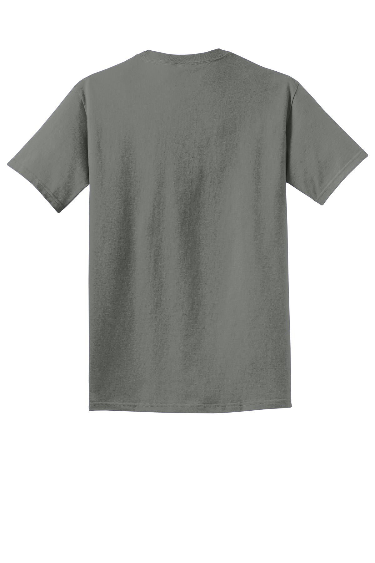 Custom Embroidered Port & Co T-Shirts  in Pewter