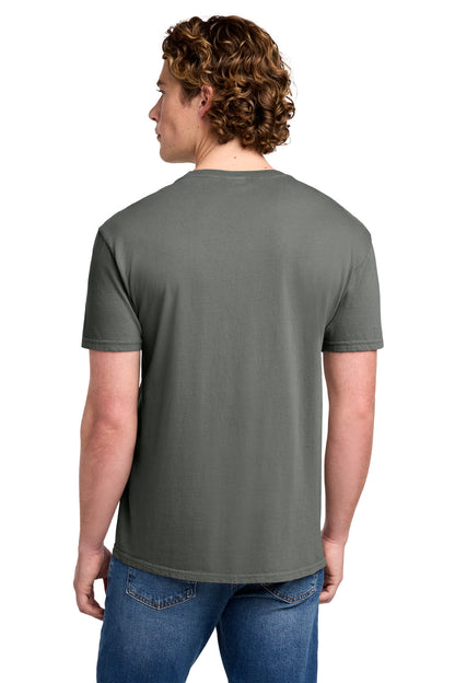 Custom Embroidered Port & Co T-Shirts  in Pewter