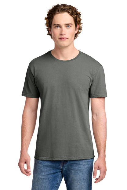 Custom Embroidered Port & Co T-Shirts  in Pewter