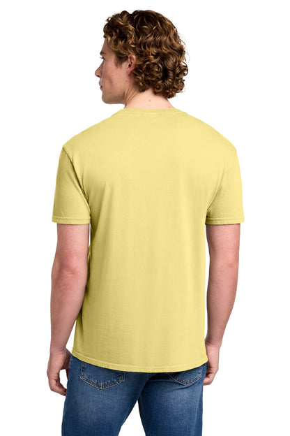 Custom Embroidered Port & Co T-Shirts  in Popcorn