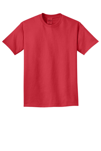 Custom Embroidered Port & Co T-Shirts  in Poppy