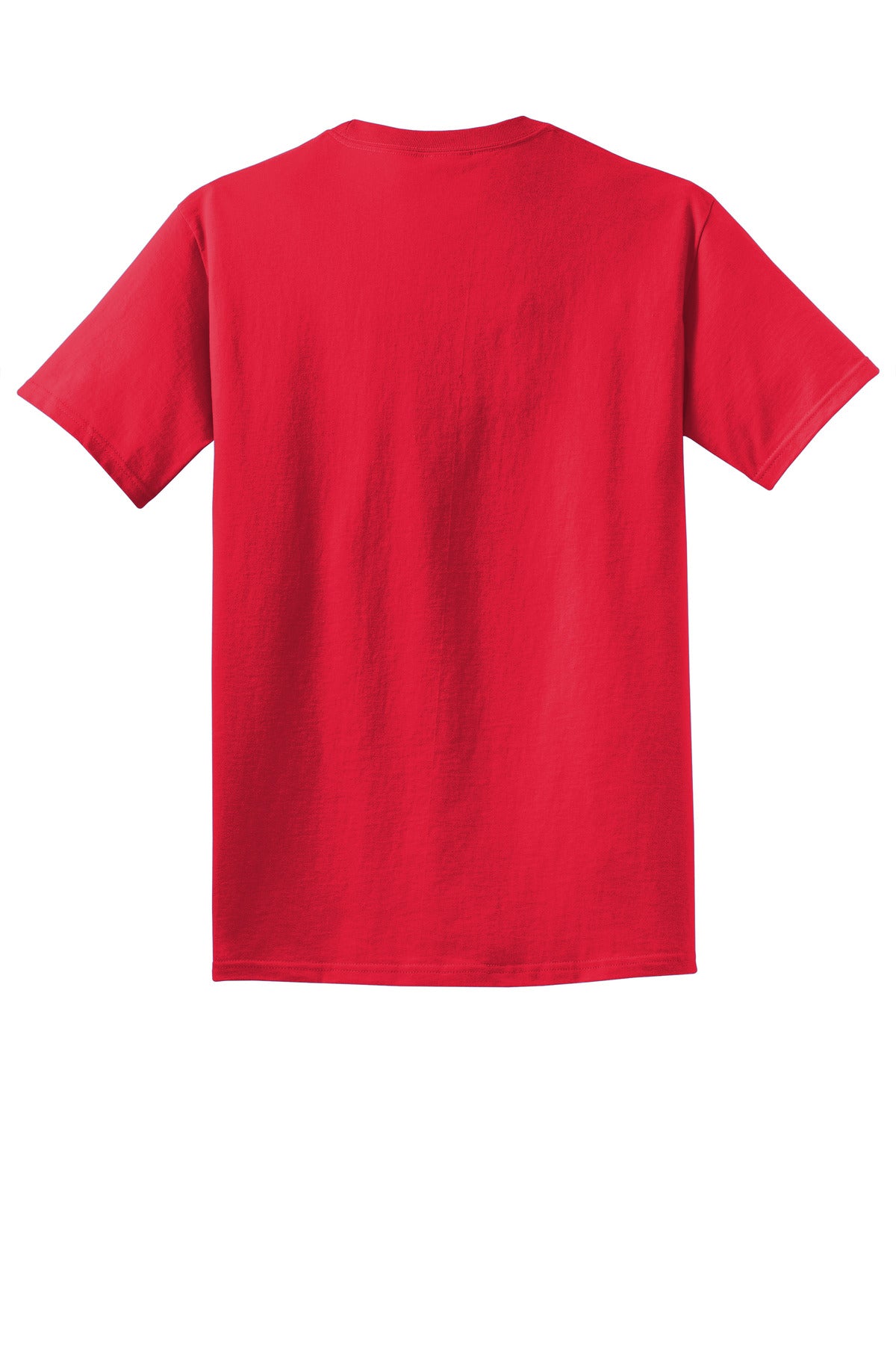 Custom Embroidered Port & Co T-Shirts  in Red