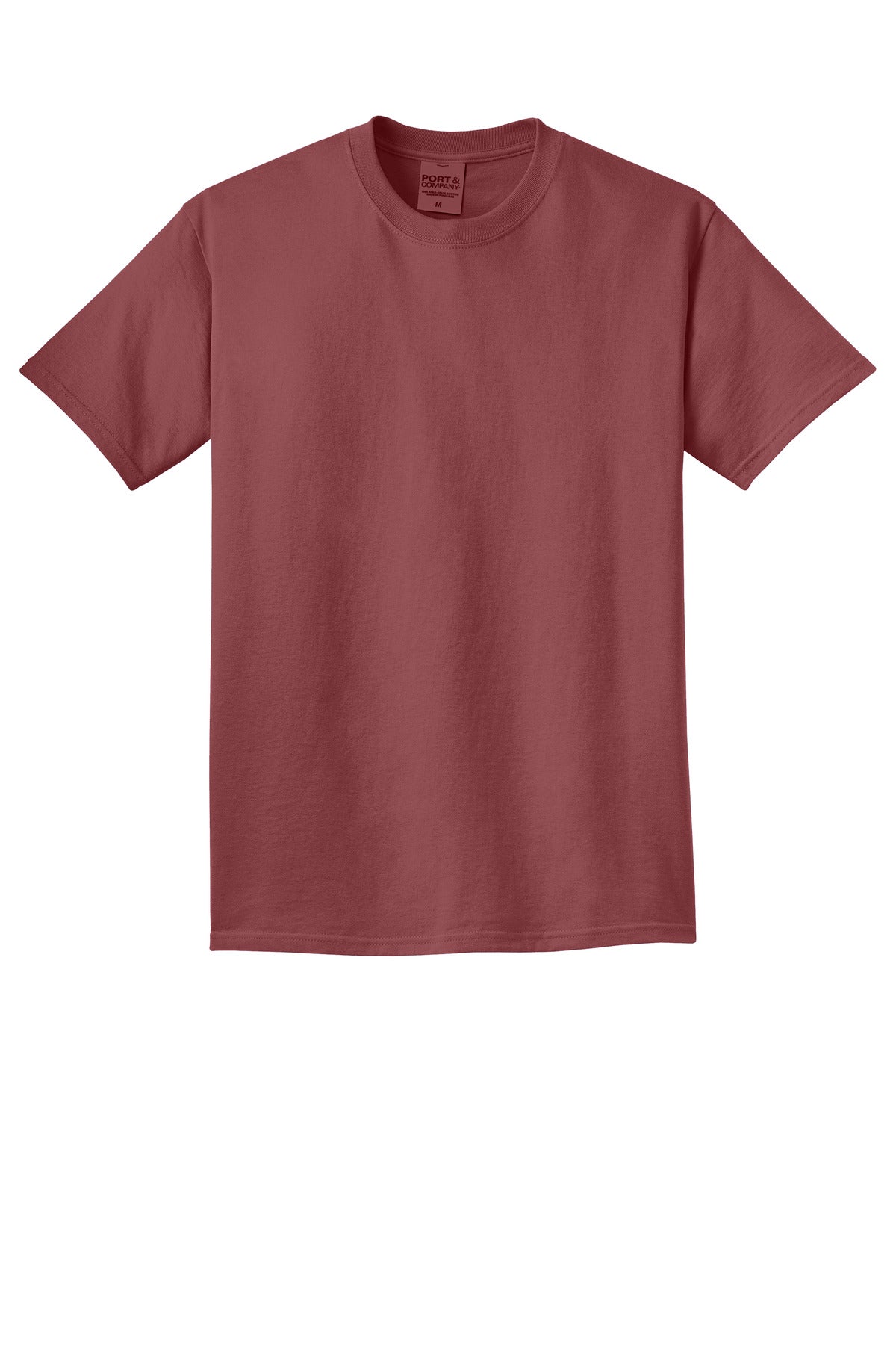 Custom Embroidered Port & Co T-Shirts  in Red Rock