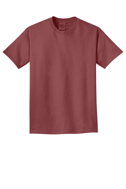 Custom Embroidered Port & Co T-Shirts  in Red Rock