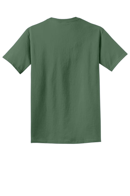 Custom Embroidered Port & Co T-Shirts  in Safari