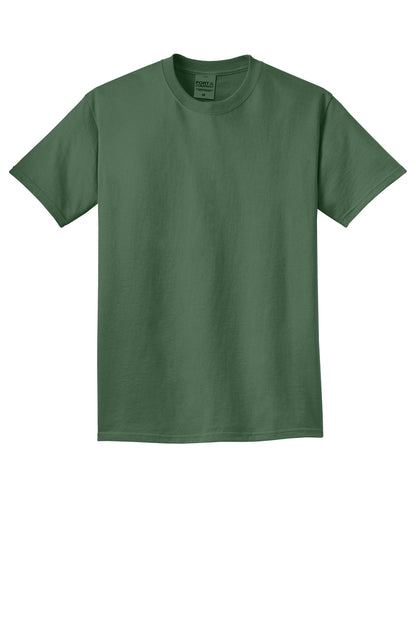 Custom Embroidered Port & Co T-Shirts  in Safari