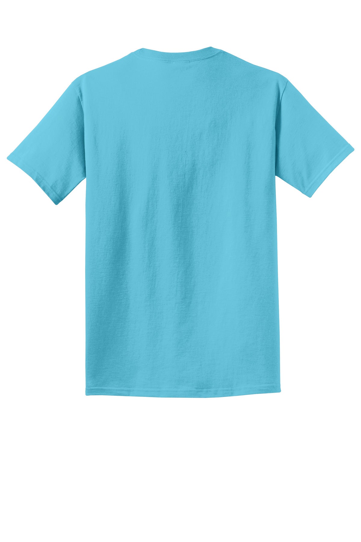 Custom Embroidered Port & Co T-Shirts  in Tidal Wave