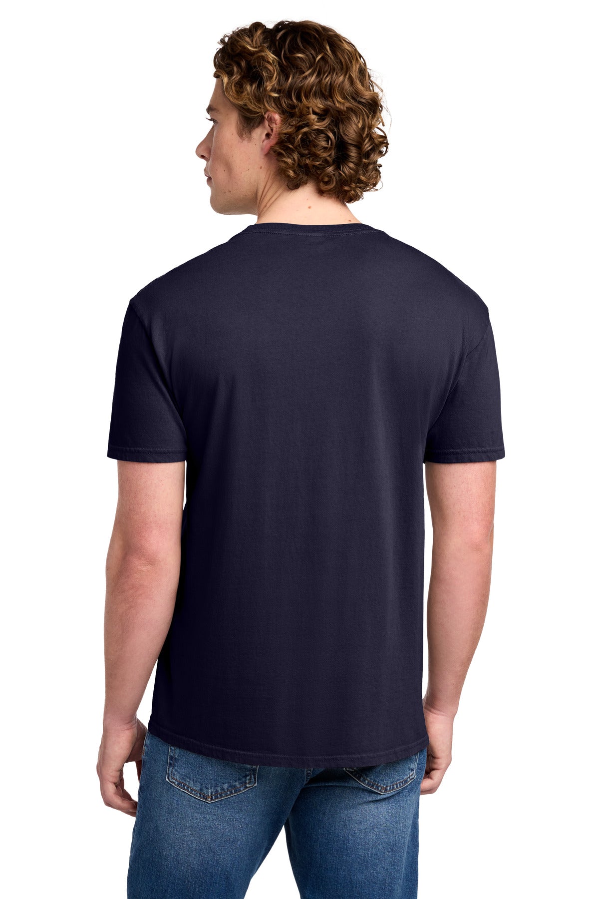 Custom Embroidered Port & Co T-Shirts  in True Navy