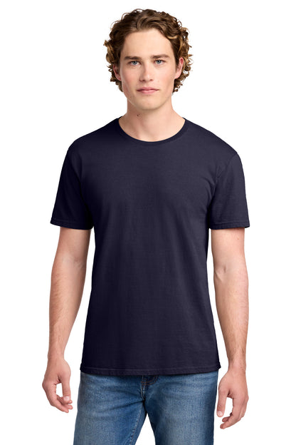 Custom Embroidered Port & Co T-Shirts  in True Navy