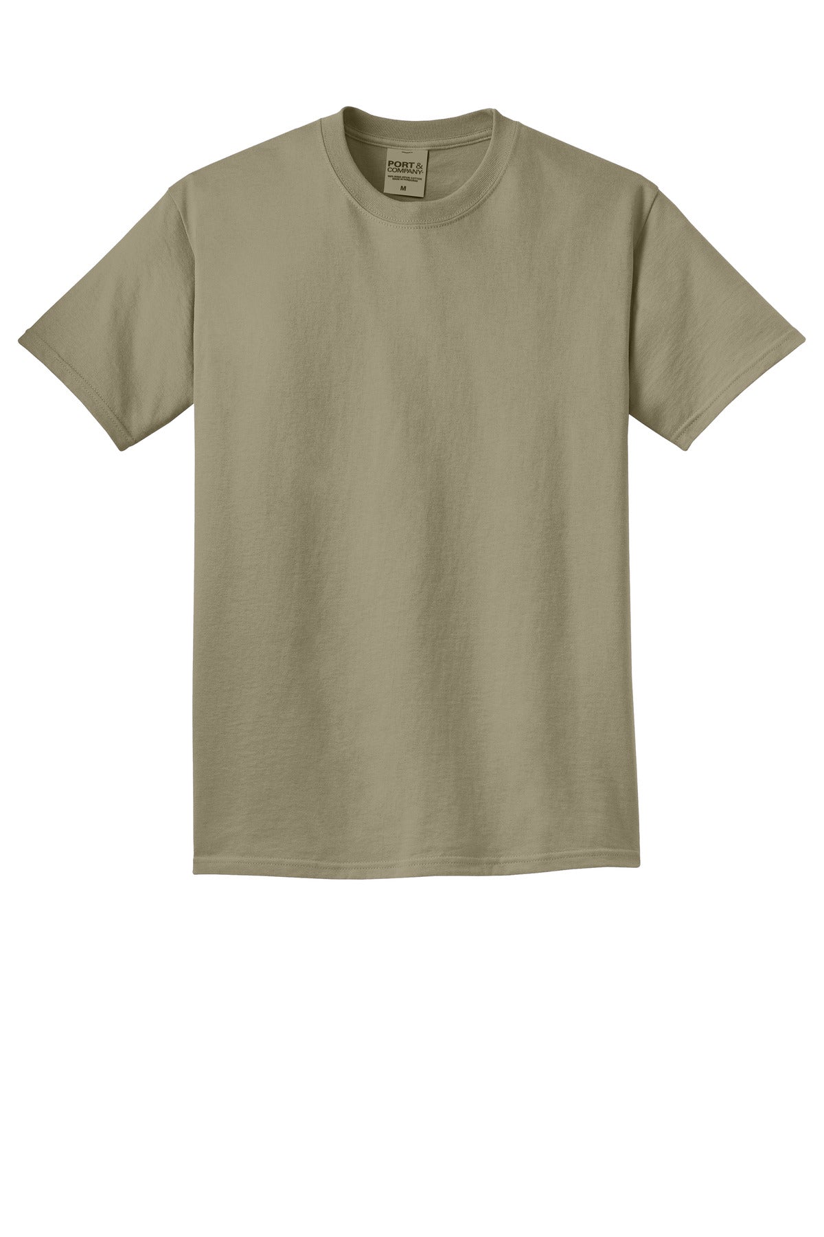 Custom Embroidered Port & Co T-Shirts  in Walnut