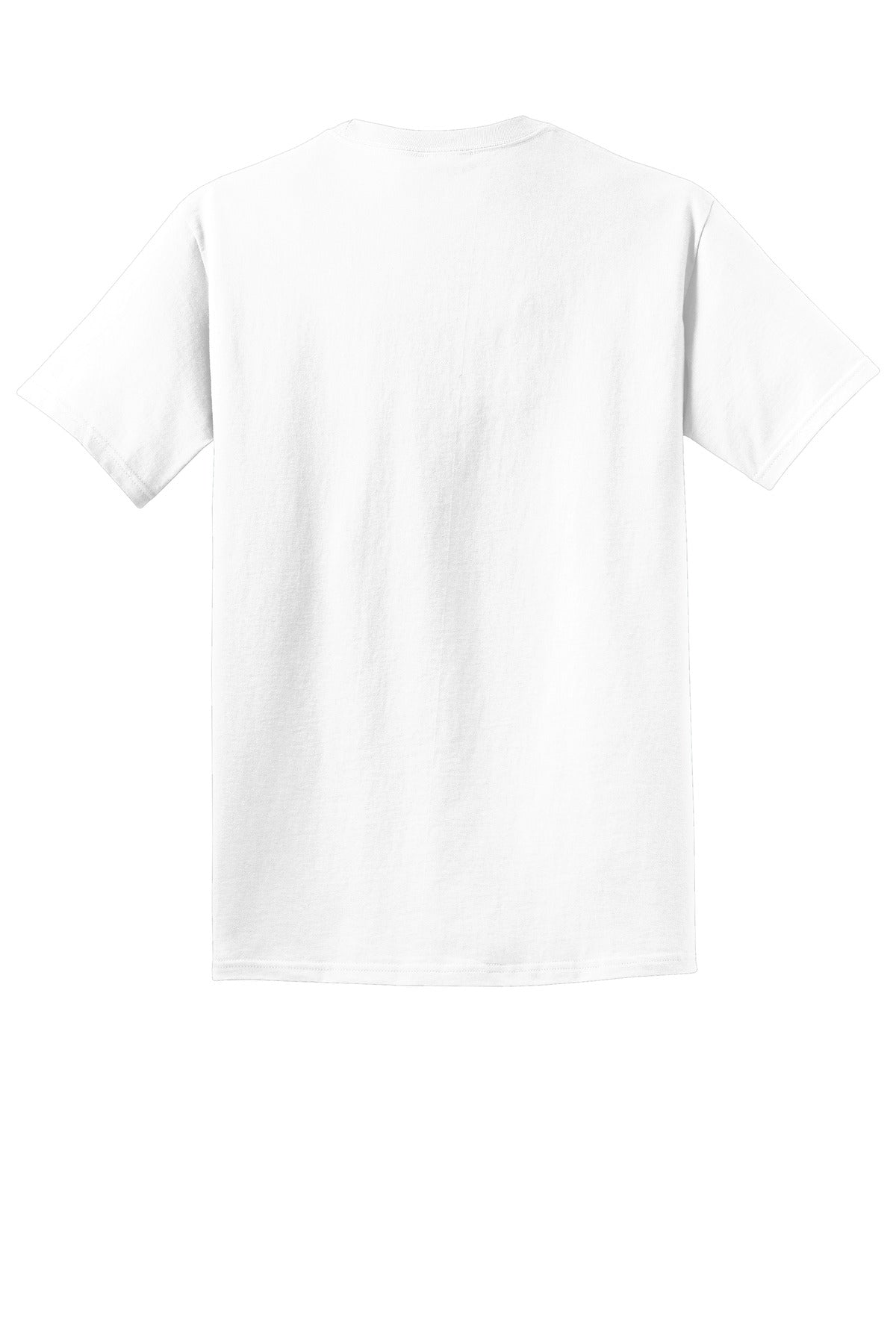 Custom Embroidered Port & Co T-Shirts  in White