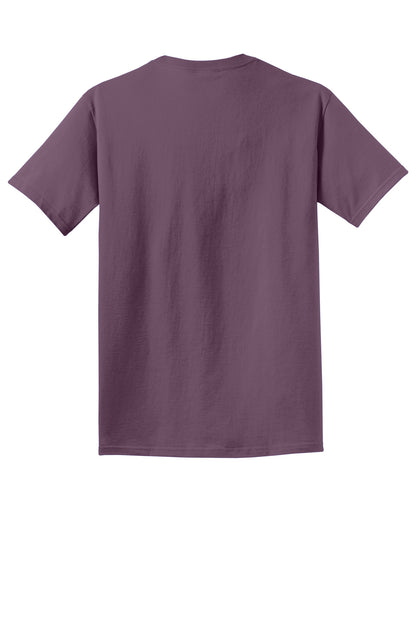Custom Embroidered Port & Co T-Shirts  in Wineberry