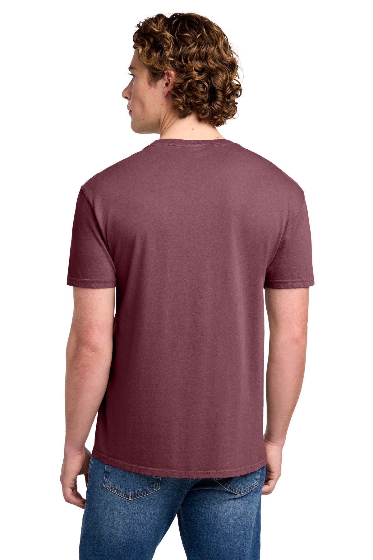 Custom Embroidered Port & Co T-Shirts  in Wineberry