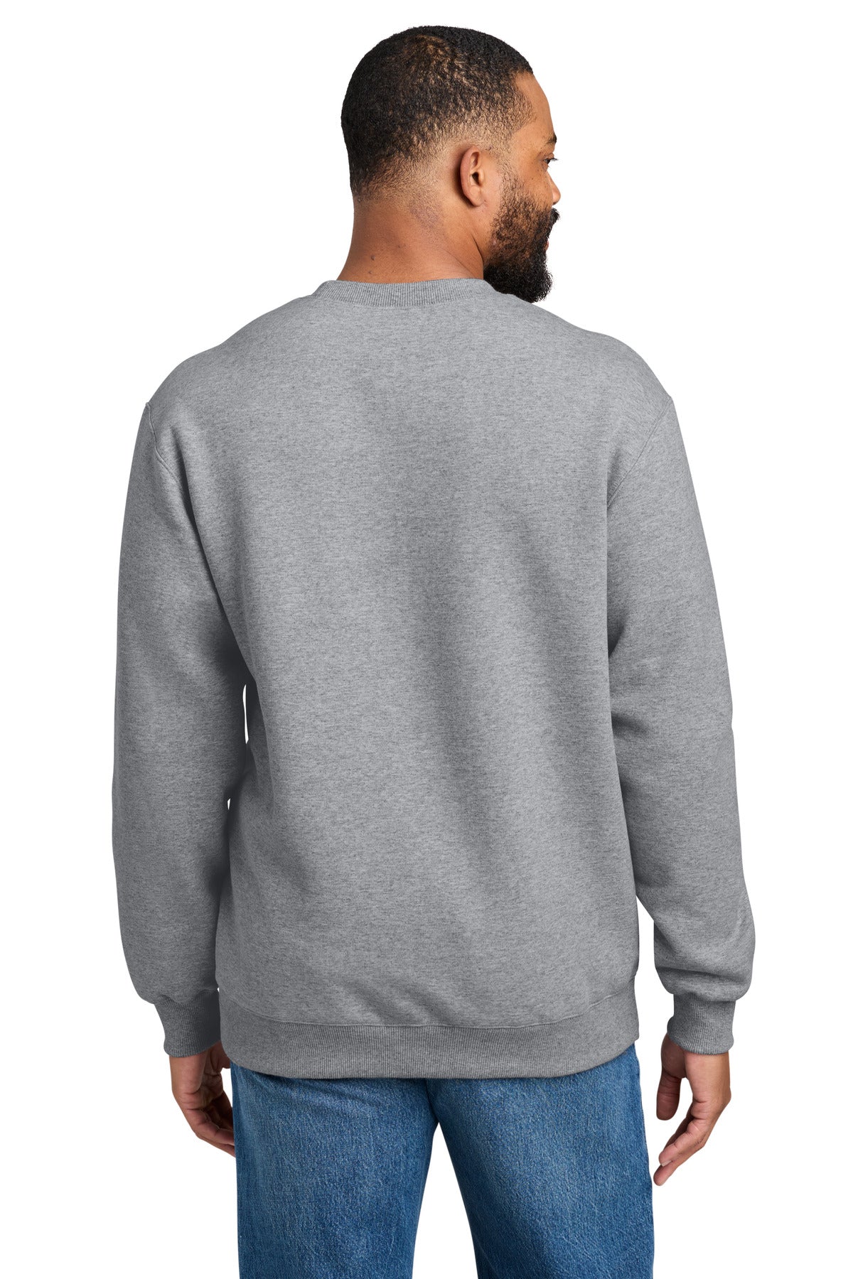 Custom Embroidered Port & Co Sweatshirts in Athletic Heather