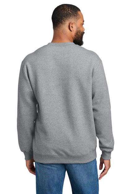 Custom Embroidered Port & Co Sweatshirts in Athletic Heather