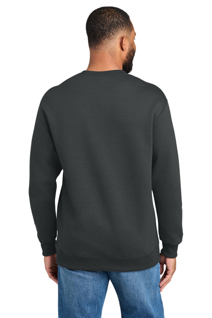 Custom Embroidered Port & Co Sweatshirts in Coal Grey