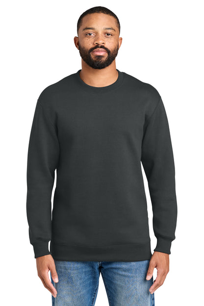 Custom Embroidered Port & Co Sweatshirts in Coal Grey