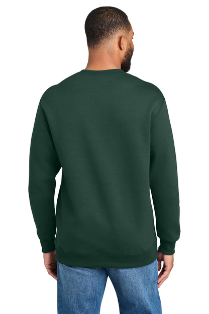Custom Embroidered Port & Co Sweatshirts in Dark Green