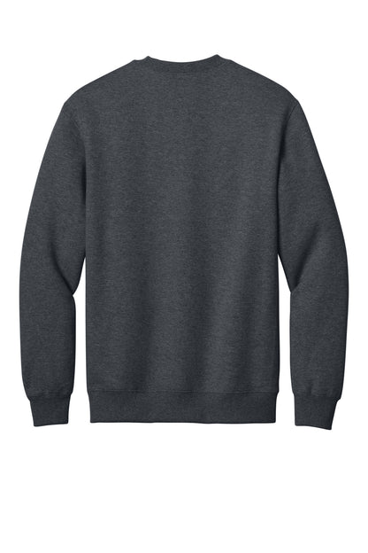 Custom Embroidered Port & Co Sweatshirts in Dark Heather Grey
