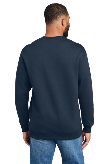 Custom Embroidered Port & Co Sweatshirts in Deep Navy