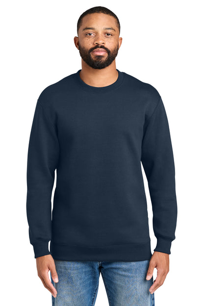 Custom Embroidered Port & Co Sweatshirts in Deep Navy