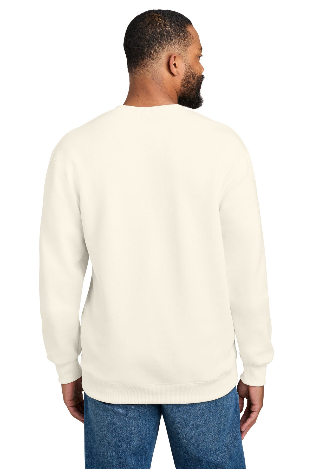 Custom Embroidered Port & Co Sweatshirts in Ivory