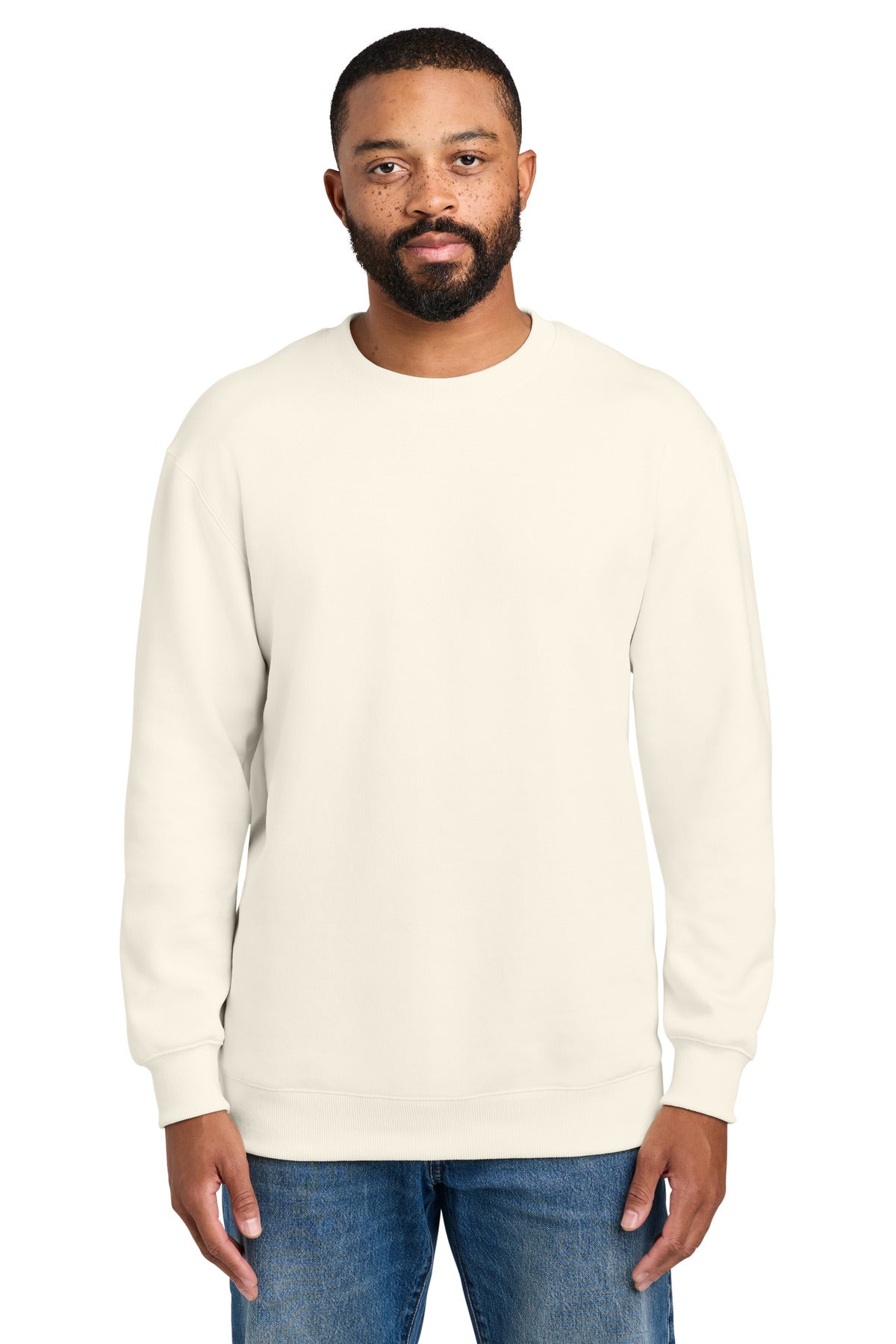 Custom Embroidered Port & Co Sweatshirts in Ivory