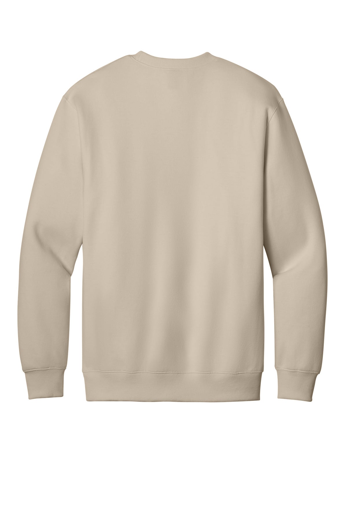 Custom Embroidered Port & Co Sweatshirts in Light Sand