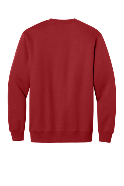 Custom Embroidered Port & Co Sweatshirts in Rich Red