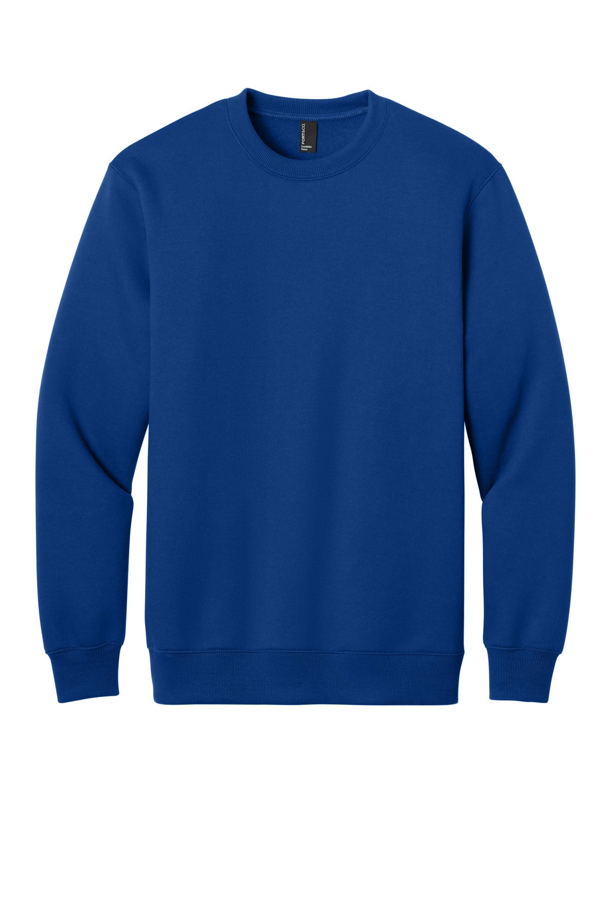 Custom Embroidered Port & Co Sweatshirts in True Royal