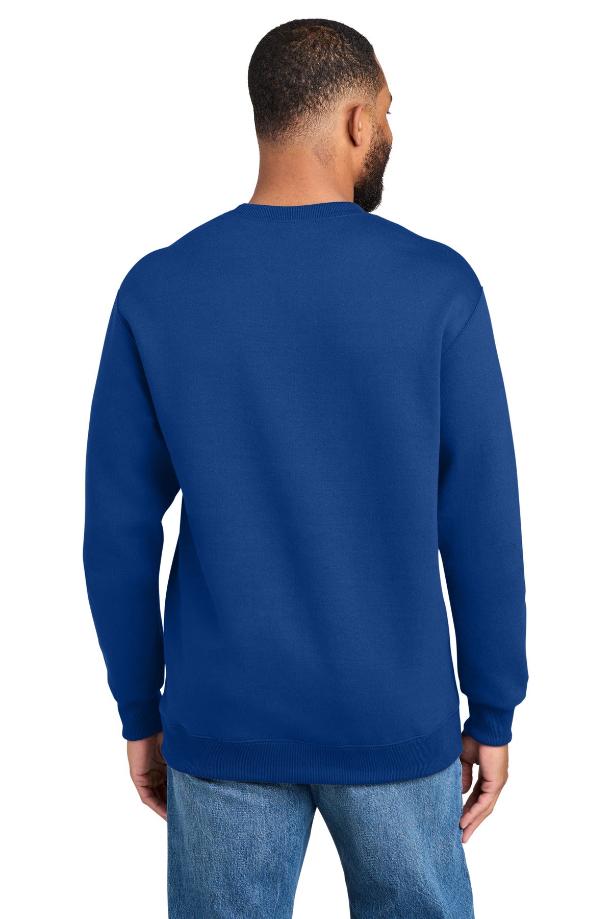 Custom Embroidered Port & Co Sweatshirts in True Royal