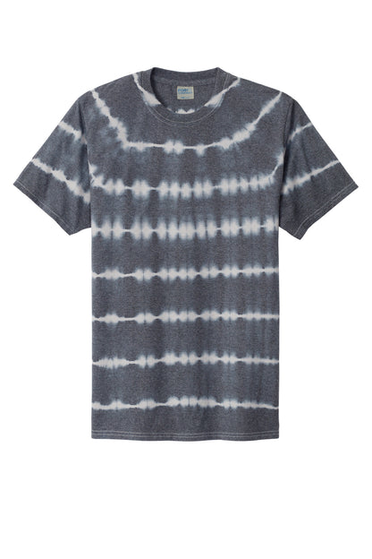 Port & Company Allover Stripe Tie-Dye Tee PC142