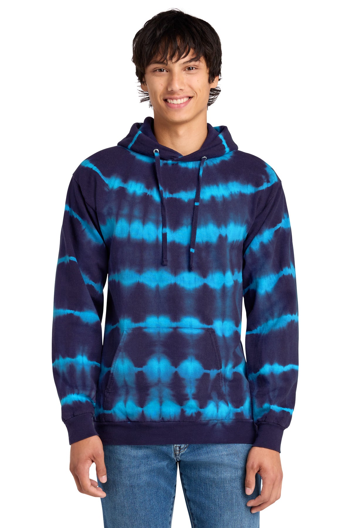 Custom Embroidered Port & Co Sweatshirts/Fleece in Turquoise/ Team Navy