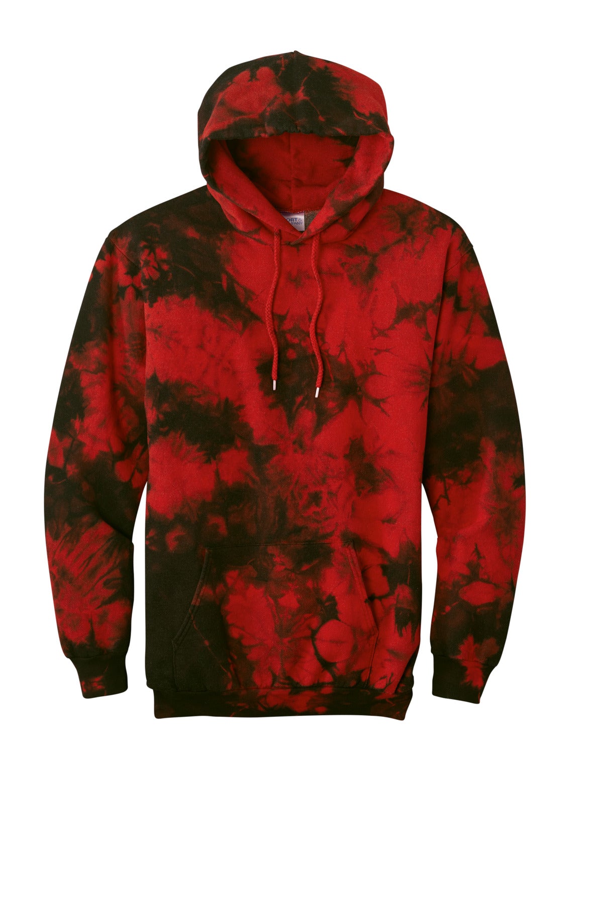 Custom Embroidered Port & Co Sweatshirts/Fleece in Black/ Red