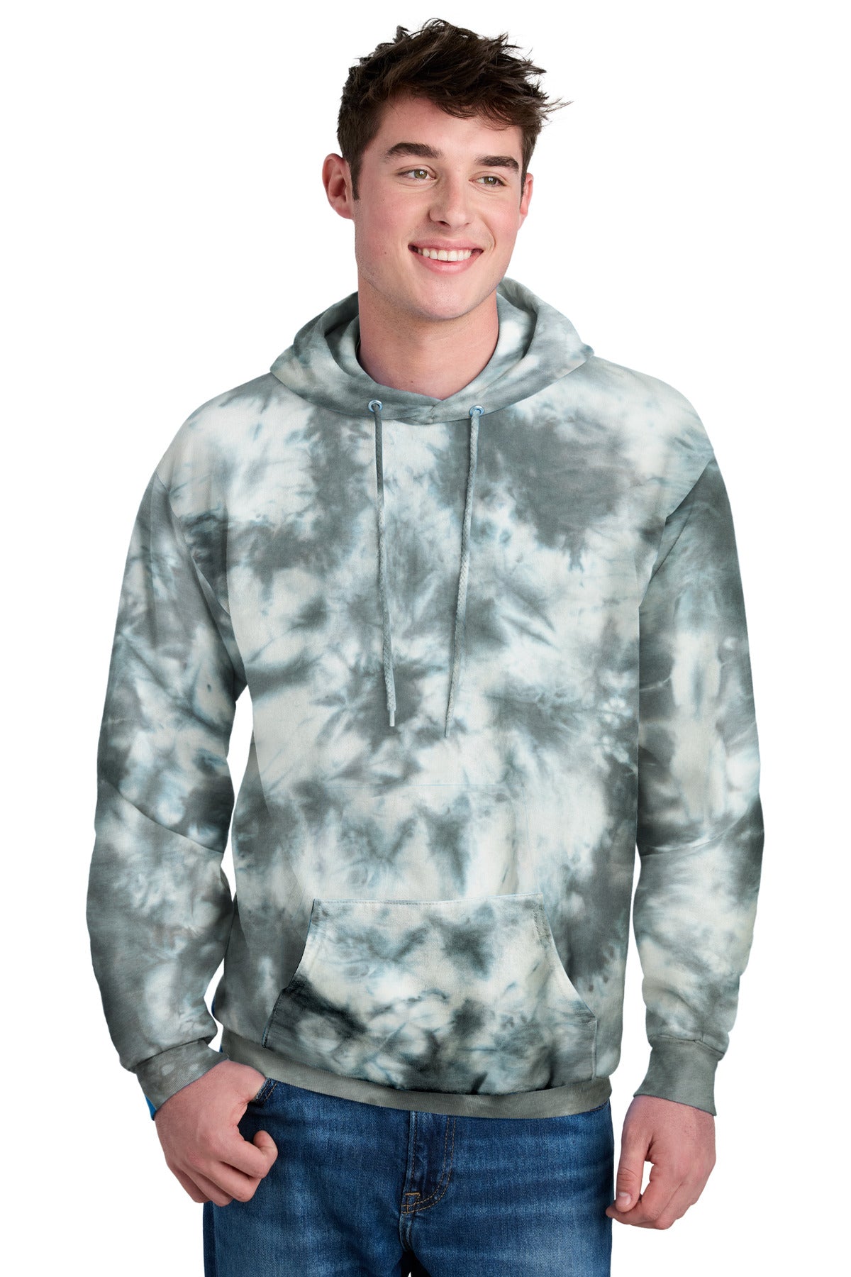 Custom Embroidered Port & Co Sweatshirts/Fleece in Grey