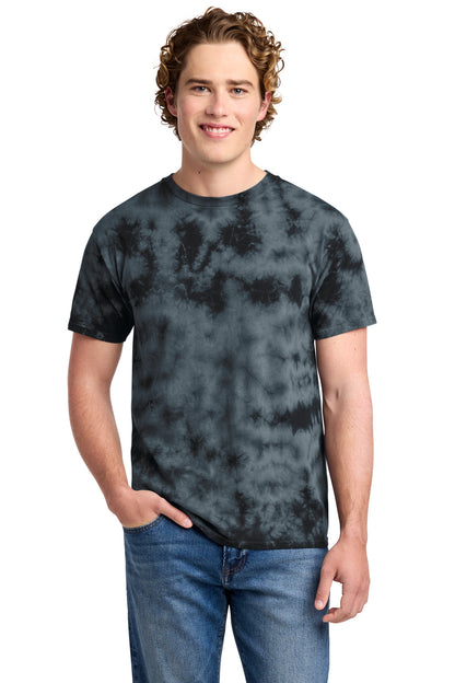 Custom Embroidered Port & Co T-Shirts  in Black