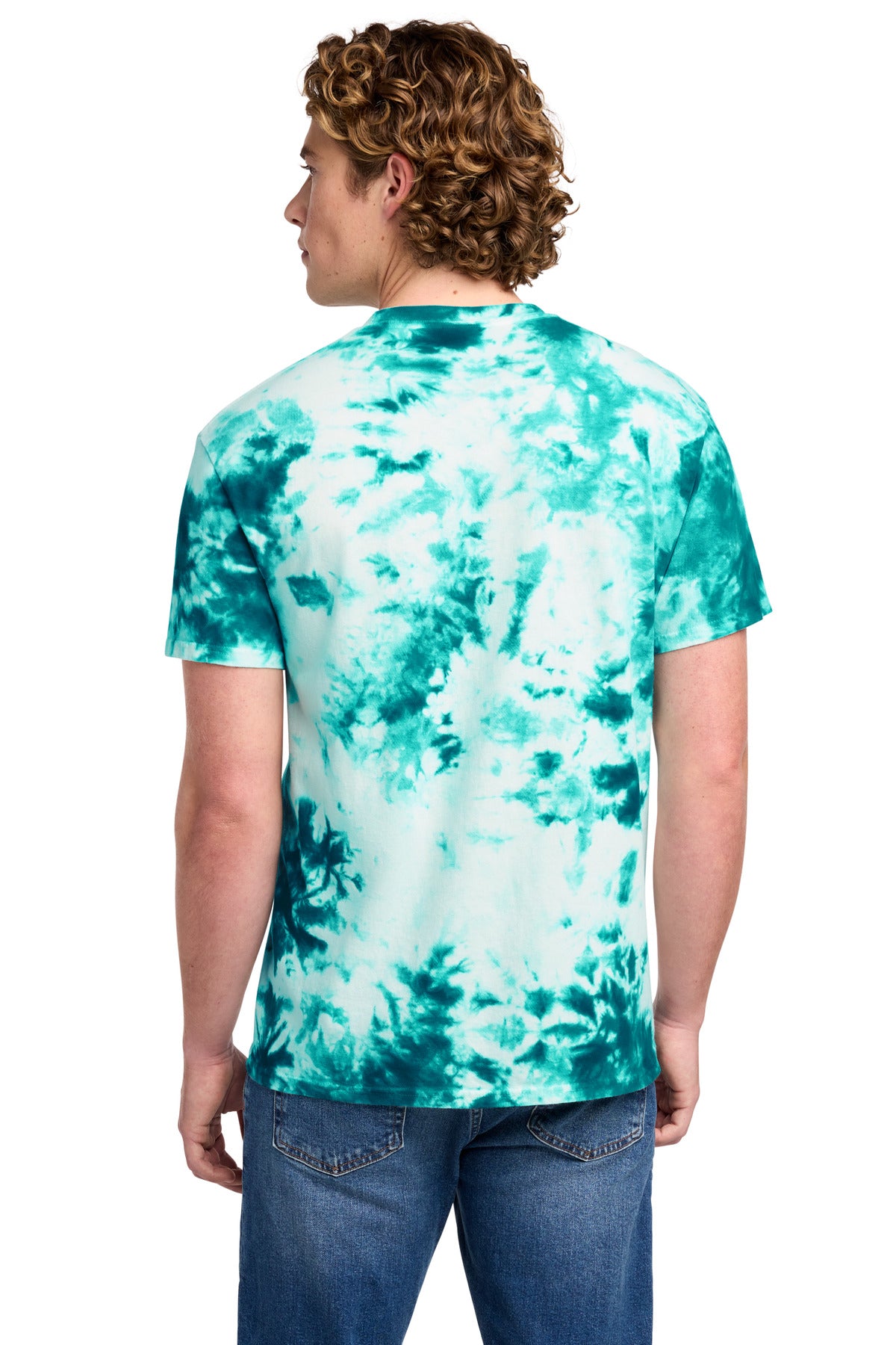 Custom Embroidered Port & Co T-Shirts  in Teal