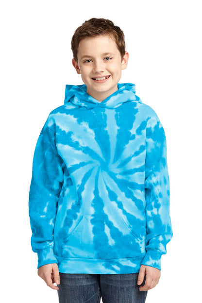 Port & Company Youth Tie-Dye Pullover Hooded Sweatshirt. PC146Y