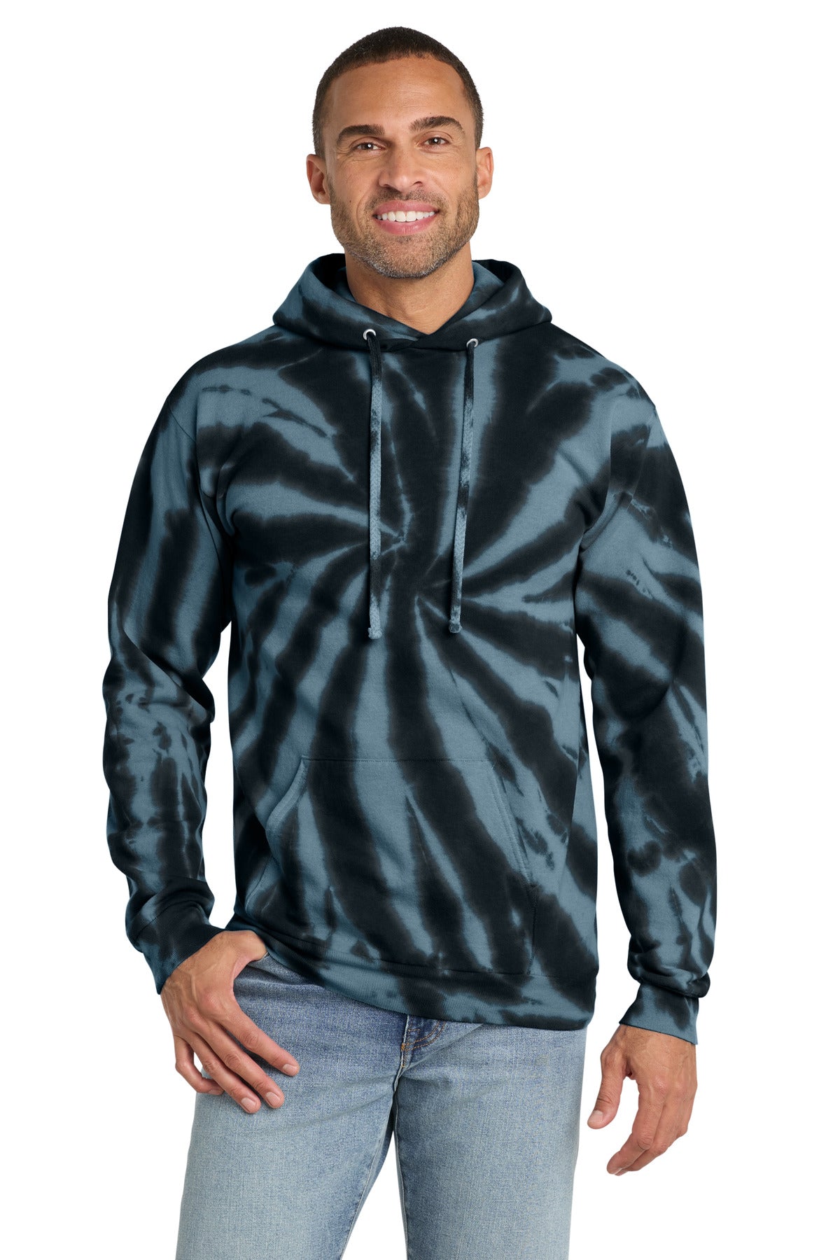Custom Embroidered Port & Co Sweatshirts/Fleece in Black