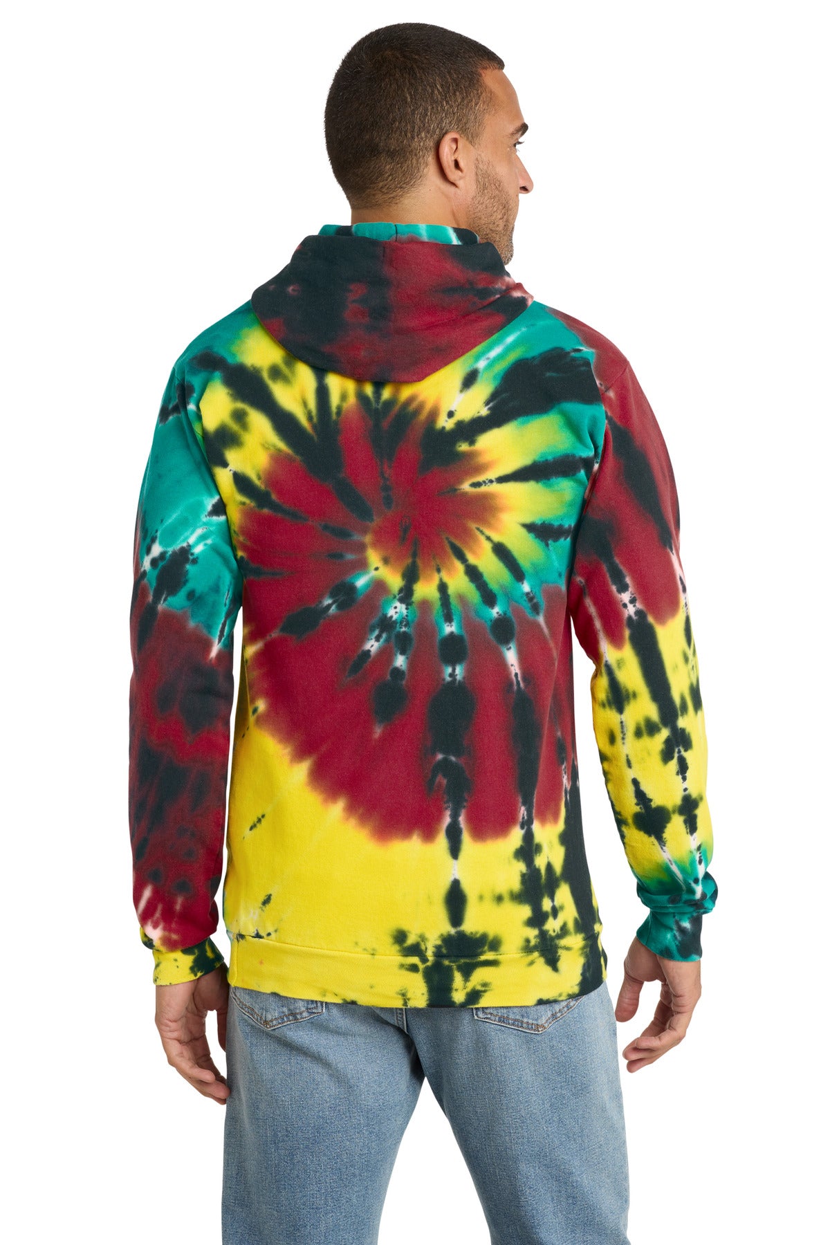 Custom Embroidered Port & Co Sweatshirts/Fleece in Island Spiral
